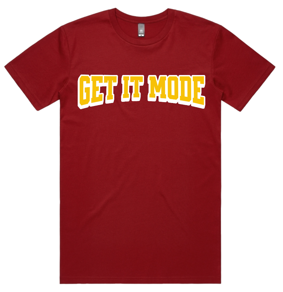 Get It Mode Burgundy short sleeve tee