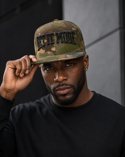 Get It Mode light green camouflage snapback