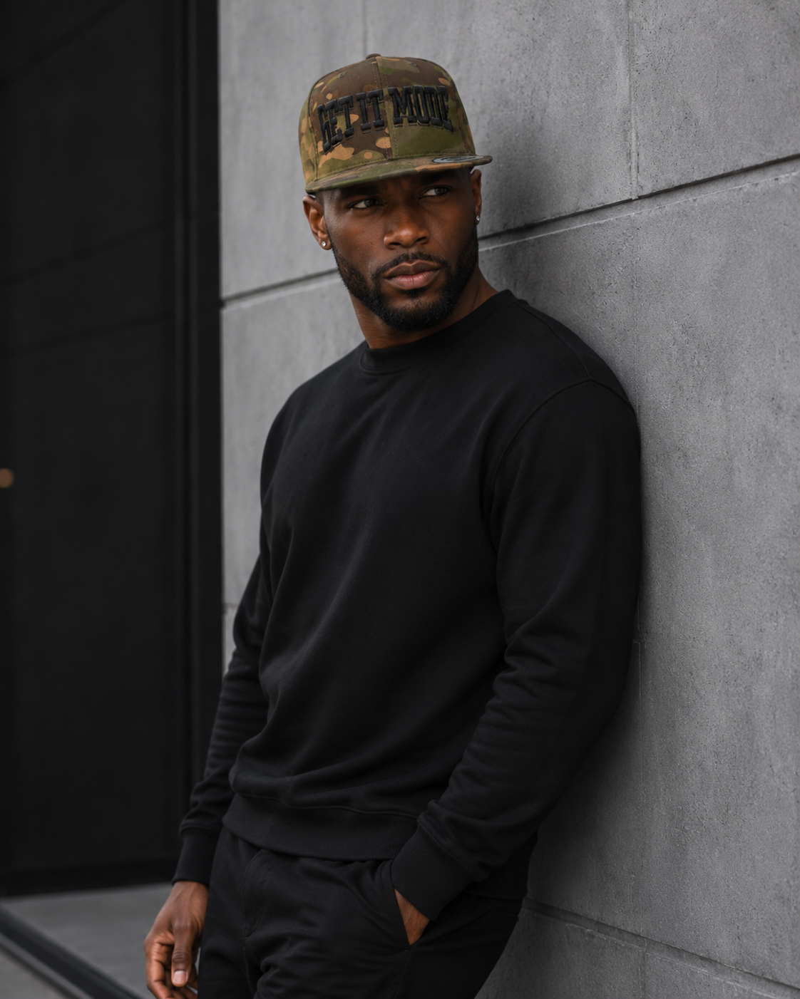 Get It Mode light green camouflage snapback