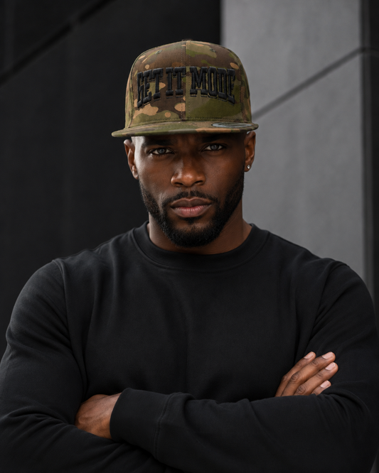 Get It Mode light green camouflage snapback