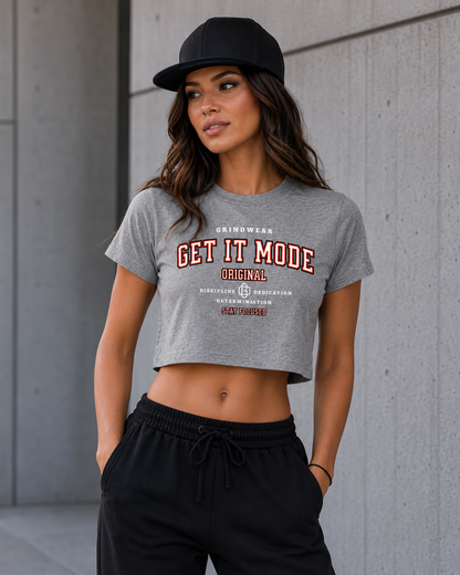 Get It Mode Varsity Crop Top