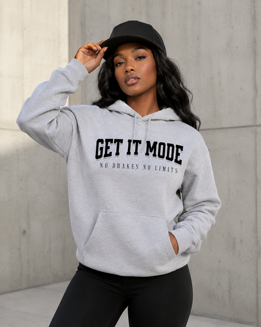 Get It Mode Hoodie Heather Grey
