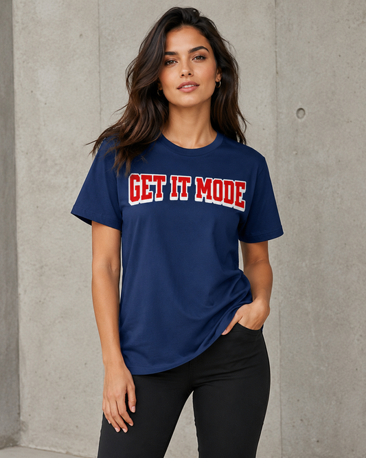 Get It Mode Navy short sleeve tee
