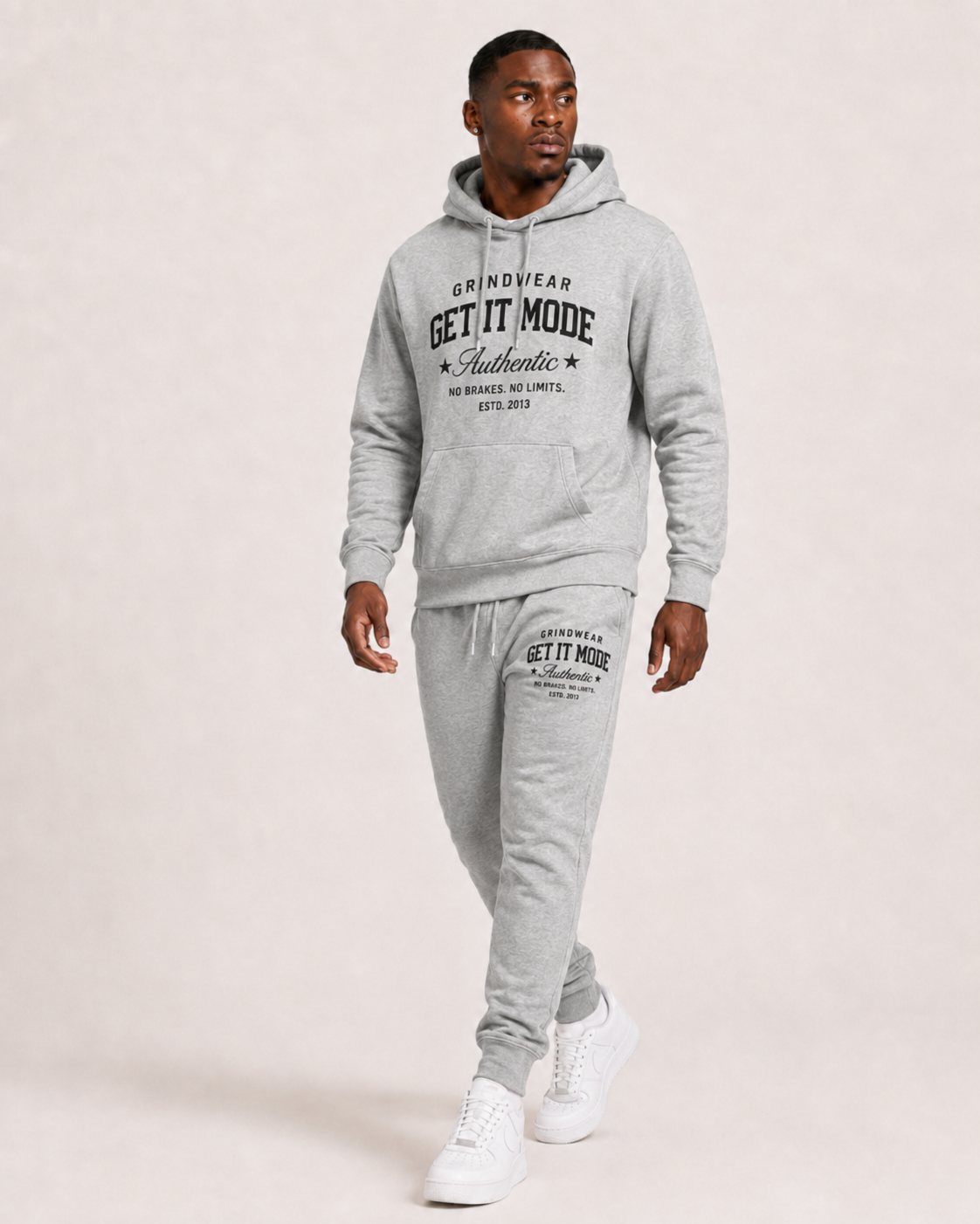 GrindWear SweatSuit heather grey