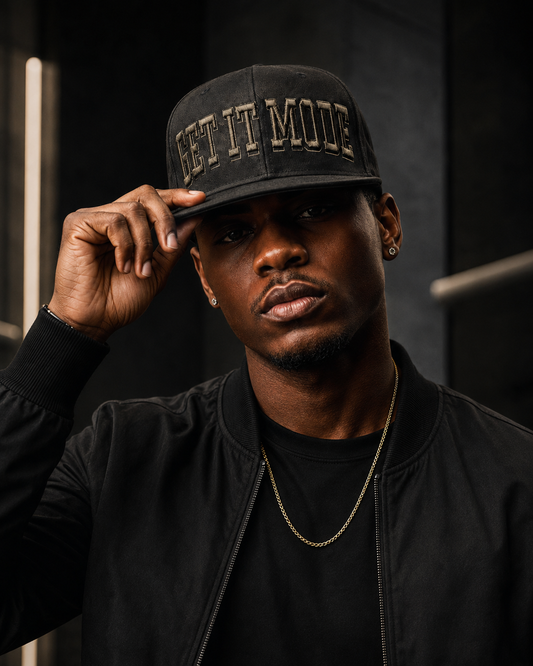 Get It Mode dark green camouflage snapback