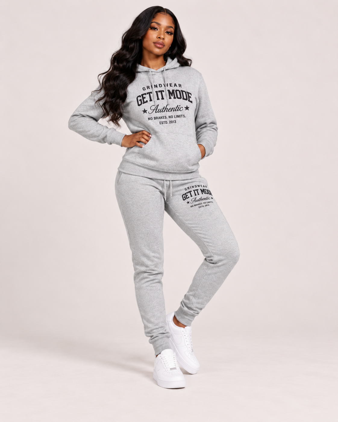 GrindWear SweatSuit heather grey
