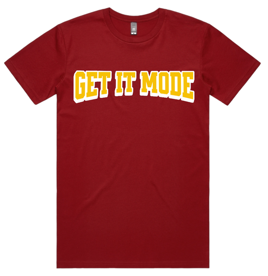Get It Mode Burgundy short sleeve tee