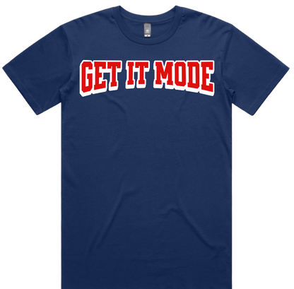 Get It Mode Navy short sleeve tee