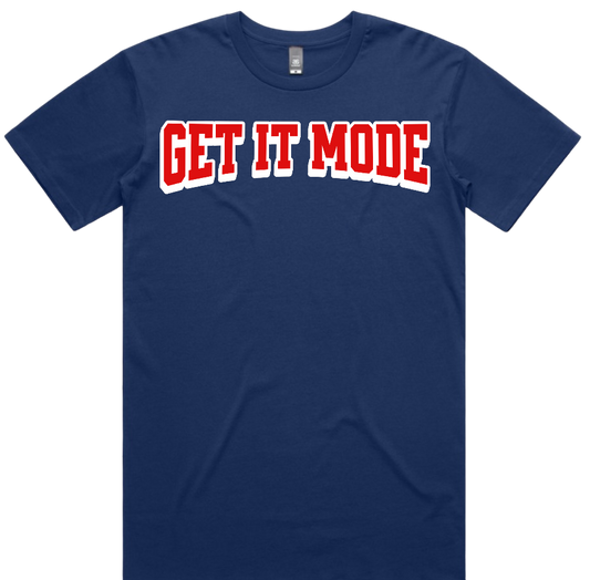 Get It Mode Navy short sleeve tee