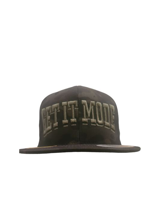 Get It Mode dark green camouflage snapback